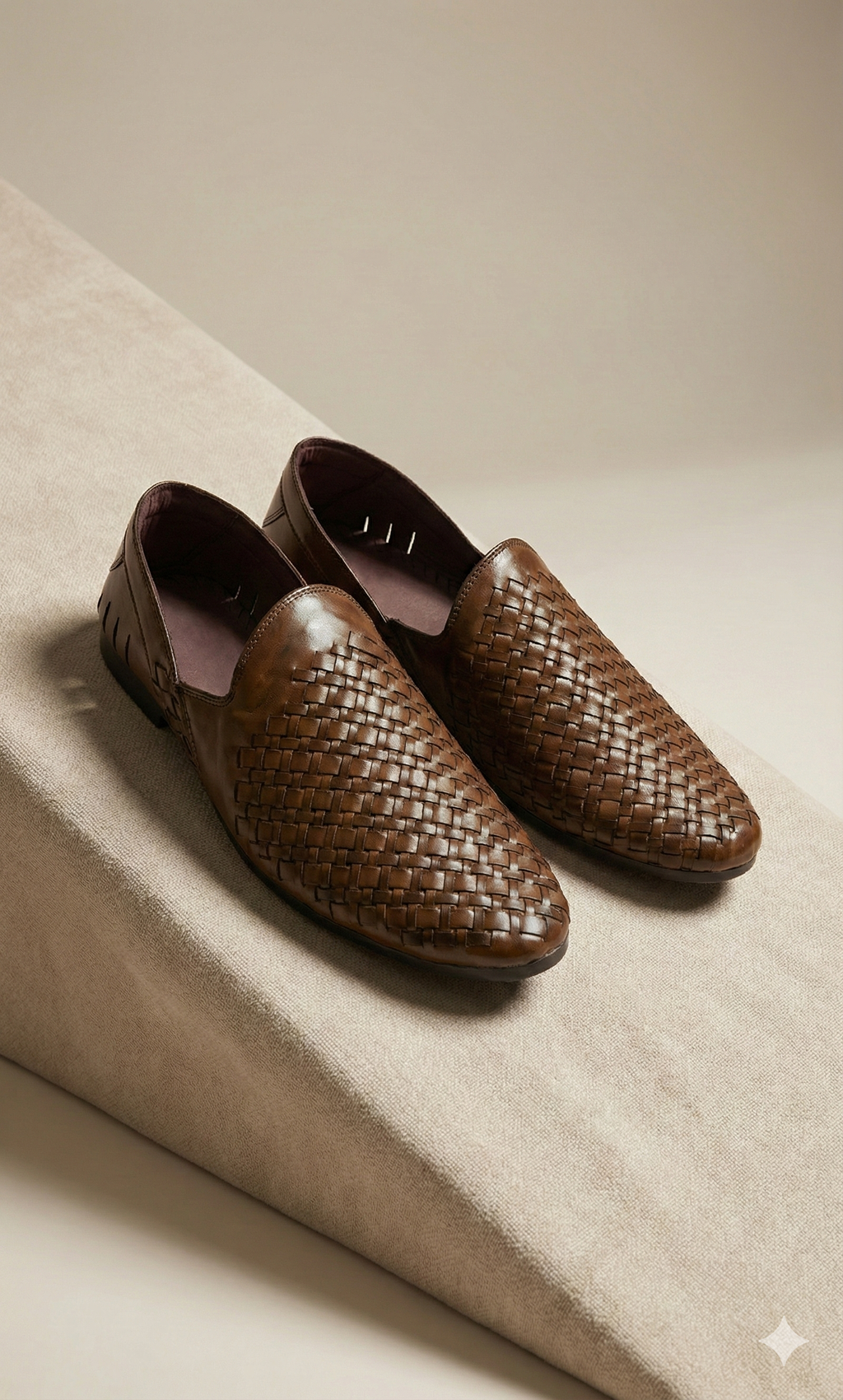 The Cognac Basket-Weave Loafer – Artisanal Trend