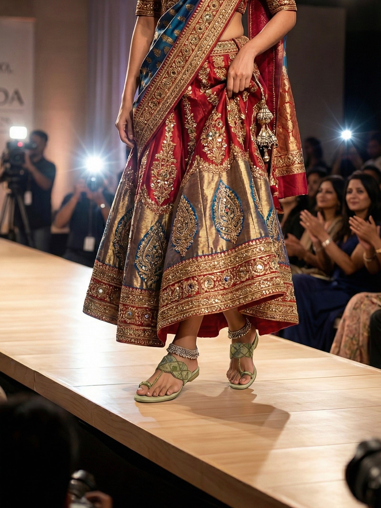 The Heritage Bloom Kolhapuri – Modern Festive Fusion