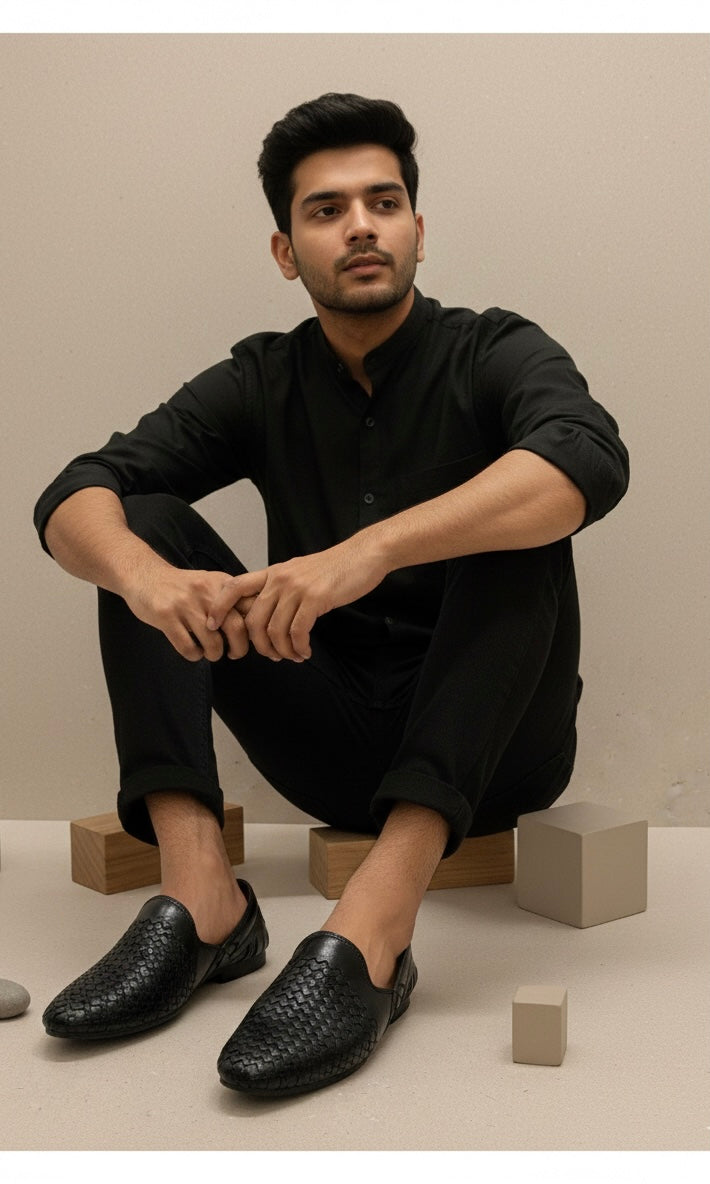 The Cognac Basket-Weave Loafer – Artisanal Trend