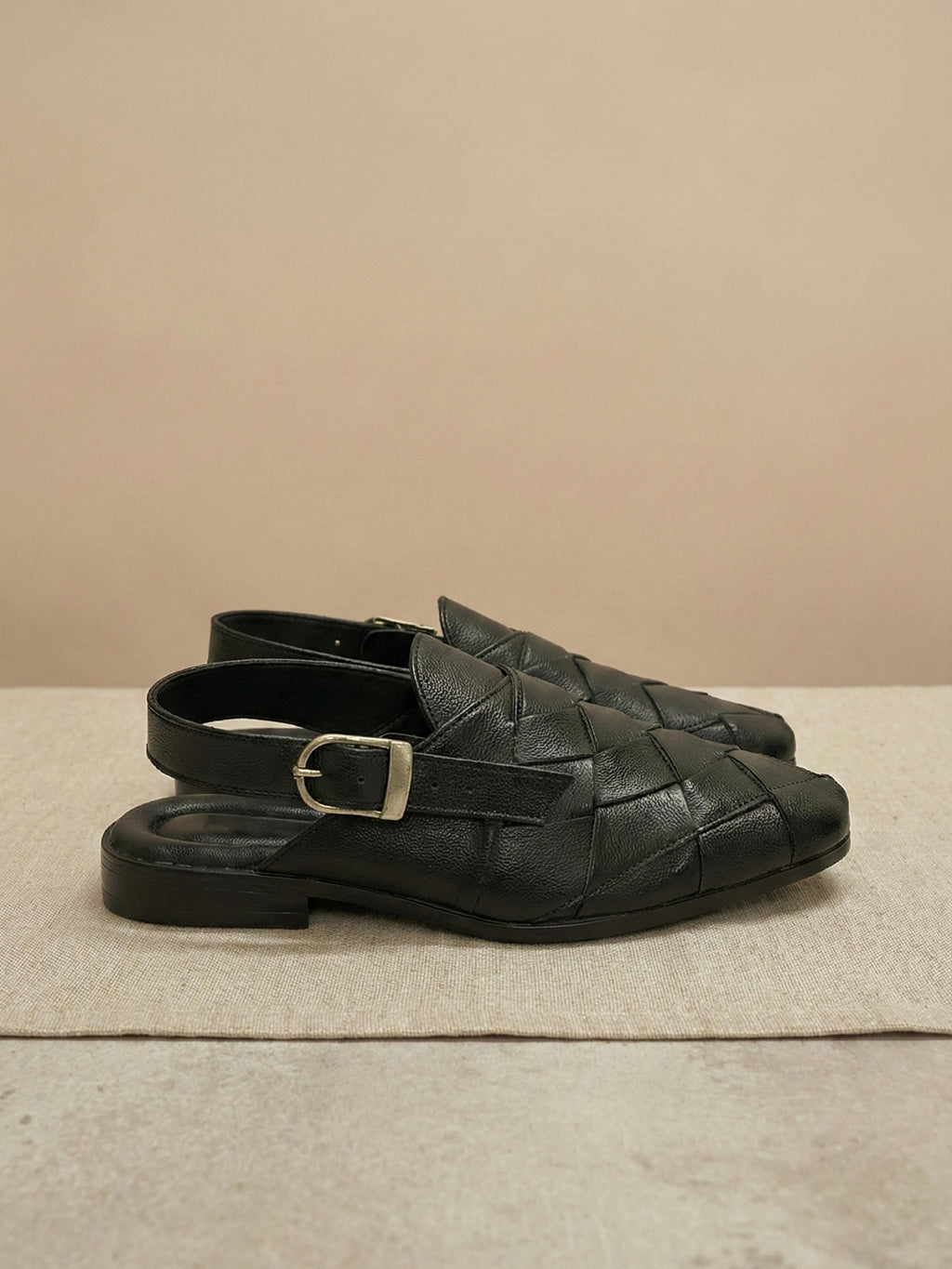 The Woven Leather Slingback – Flexible Luxury