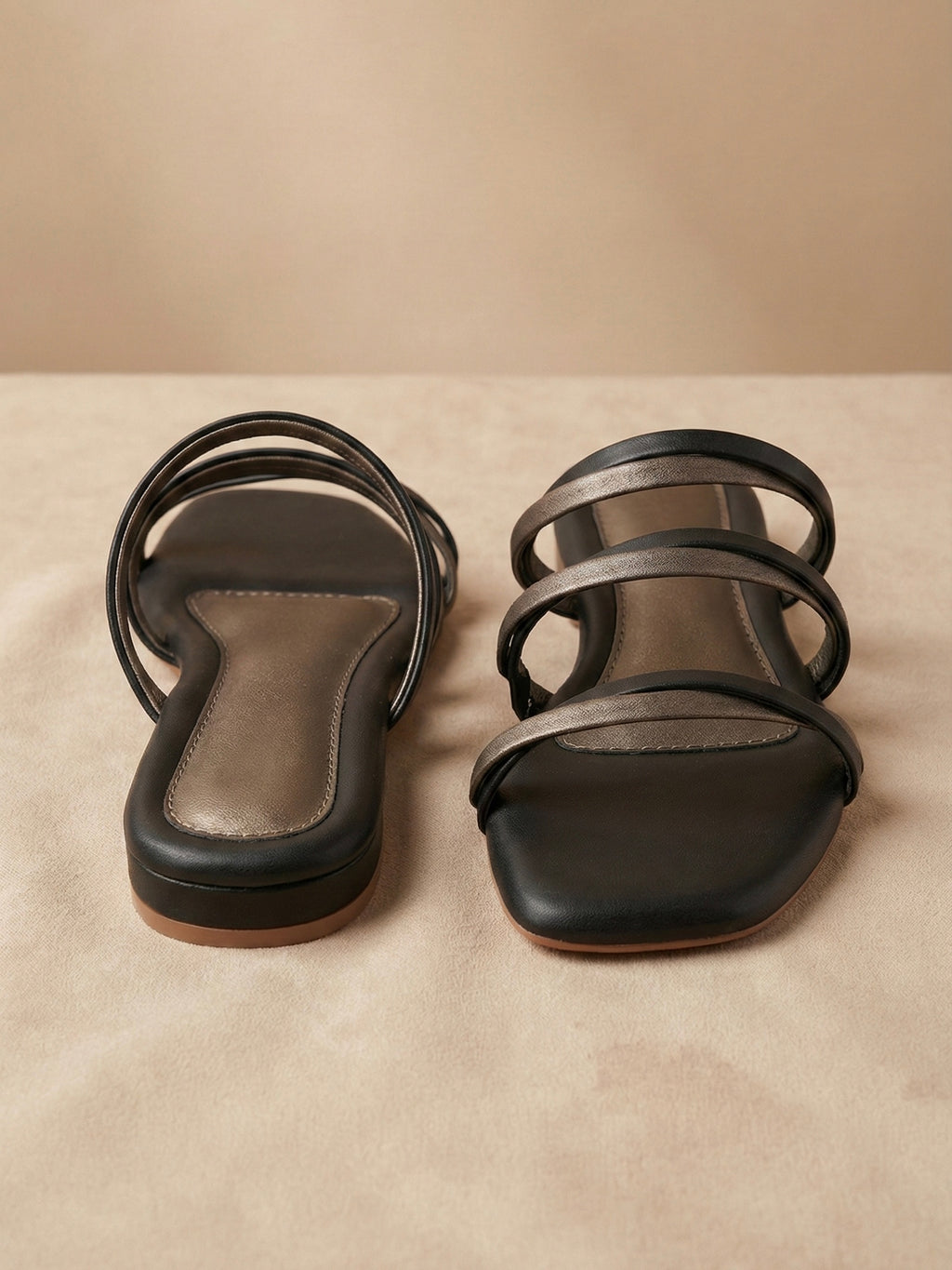 The Tri-Strap Cushioned Slide – Grip Meets Grace