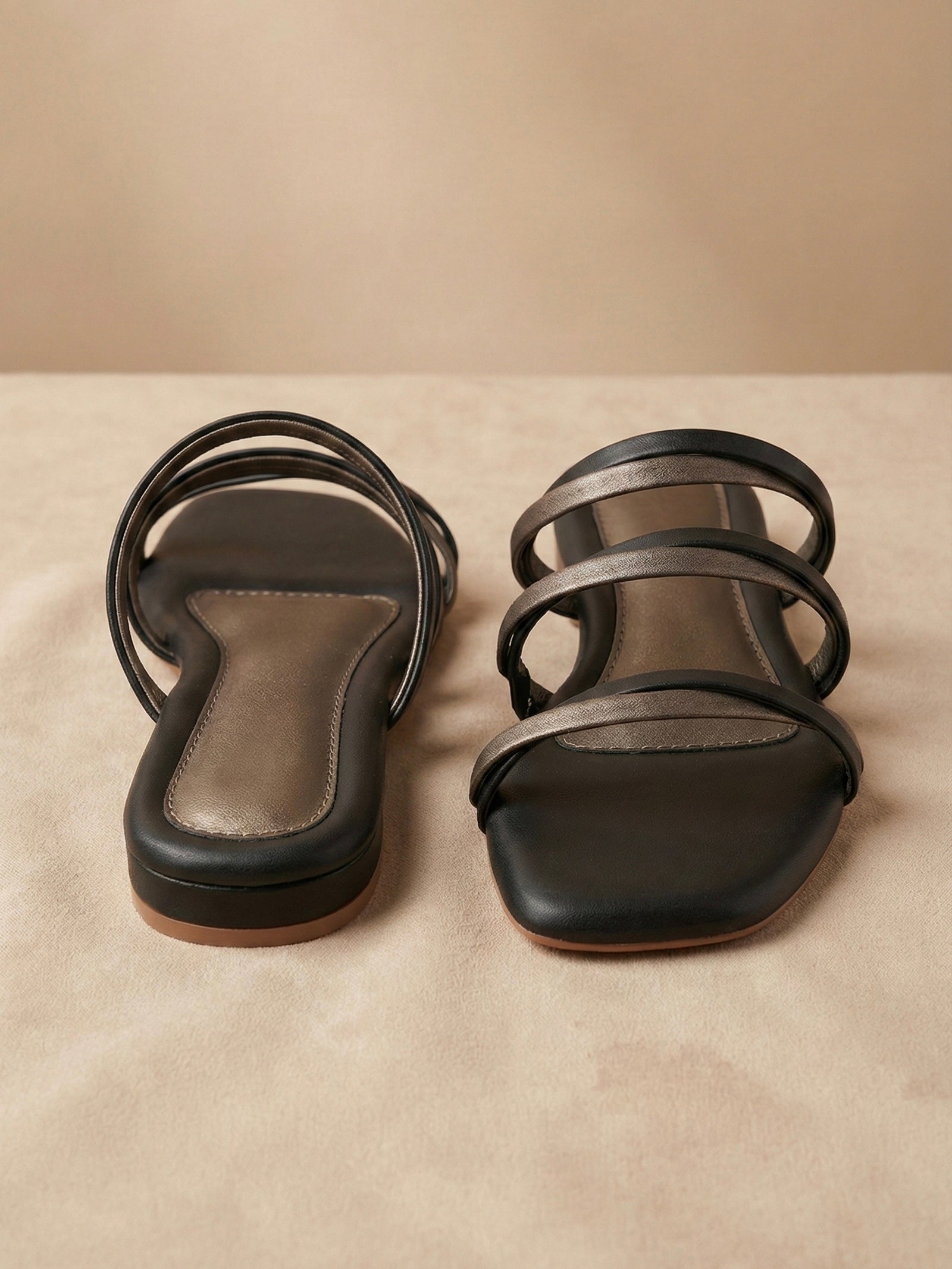 The Tri-Strap Cushioned Slide – Grip Meets Grace