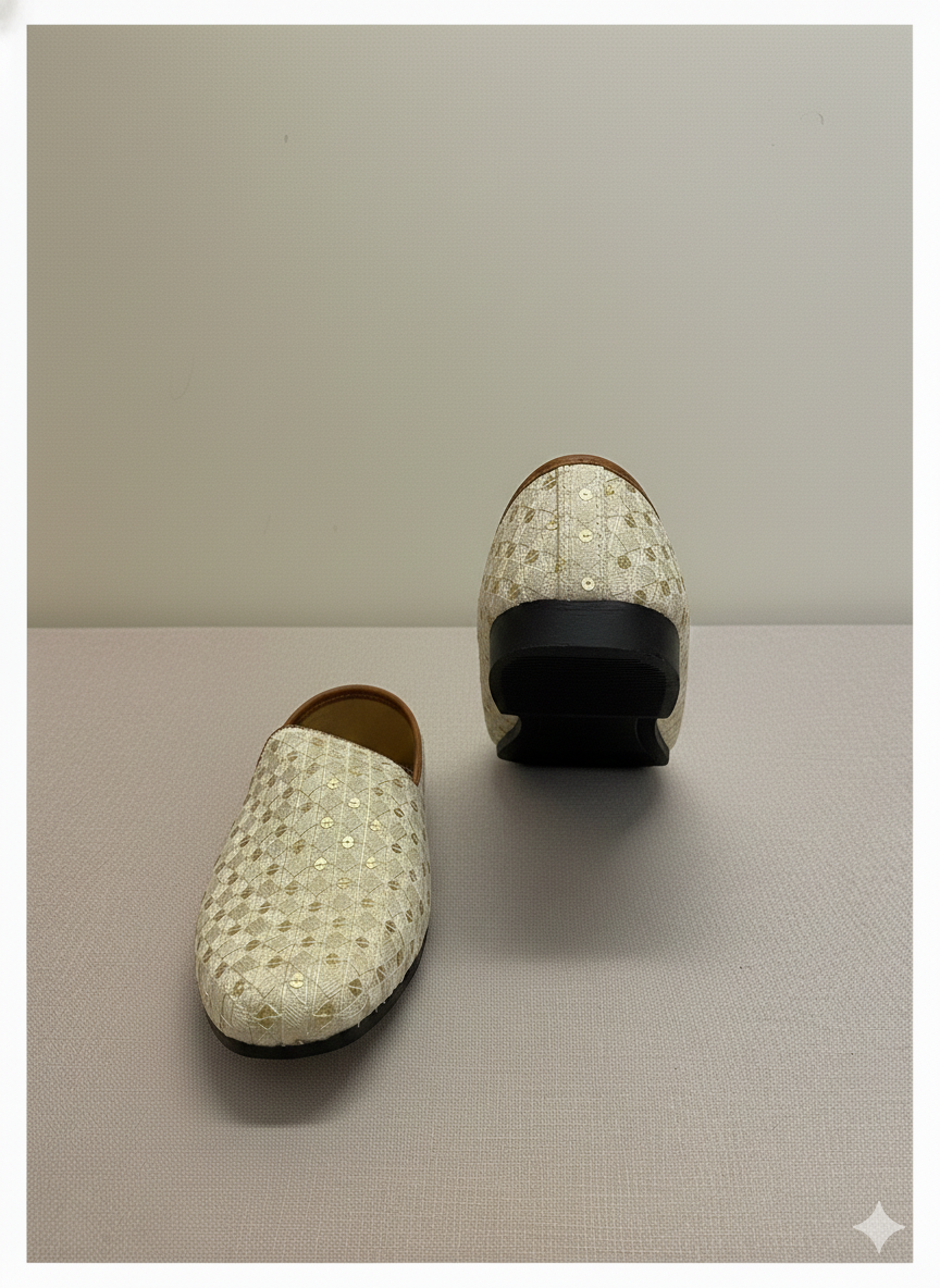 The Royal Ivory Sparkle Jutti – Festive finesse