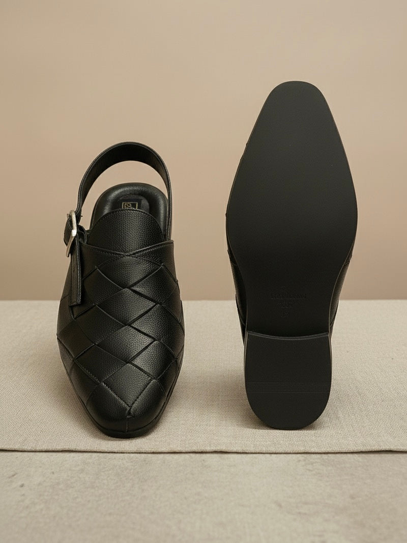 The Woven Leather Slingback – Flexible Luxury