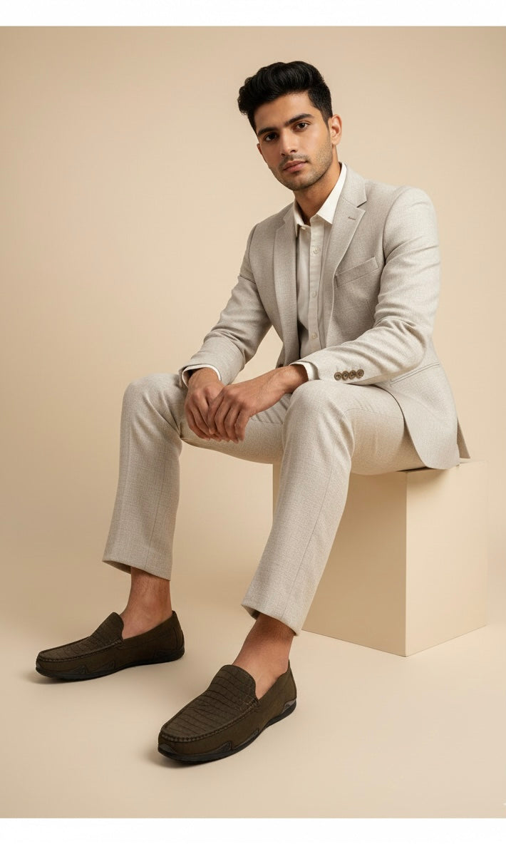 The Brown Suede Driver – Texture Meets Ease