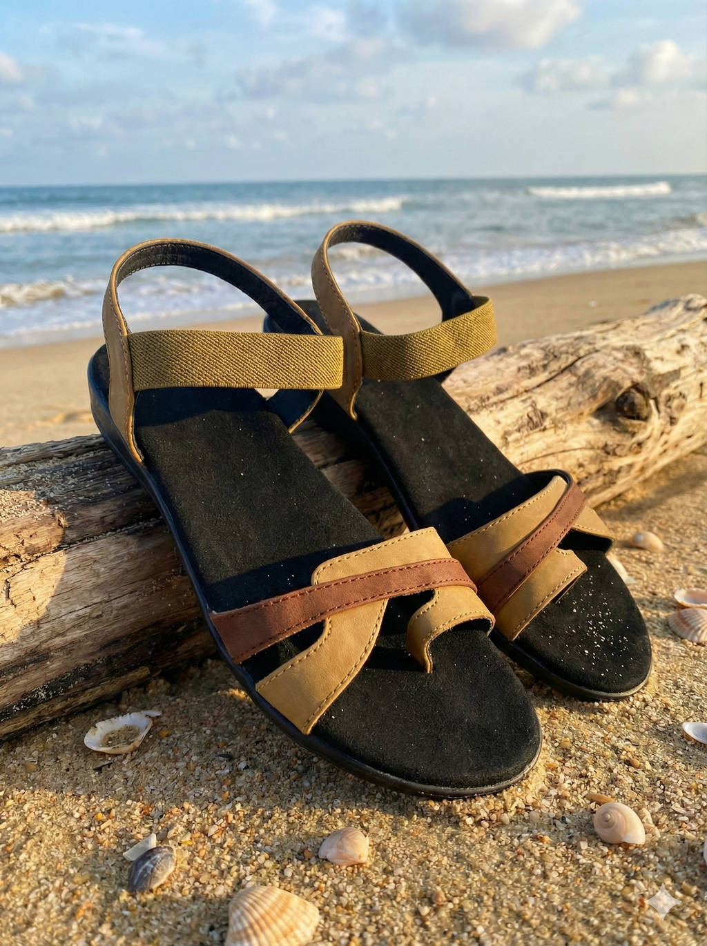 The Urban Stride Wedge Sandal – Secure Fit & All-Day Ease