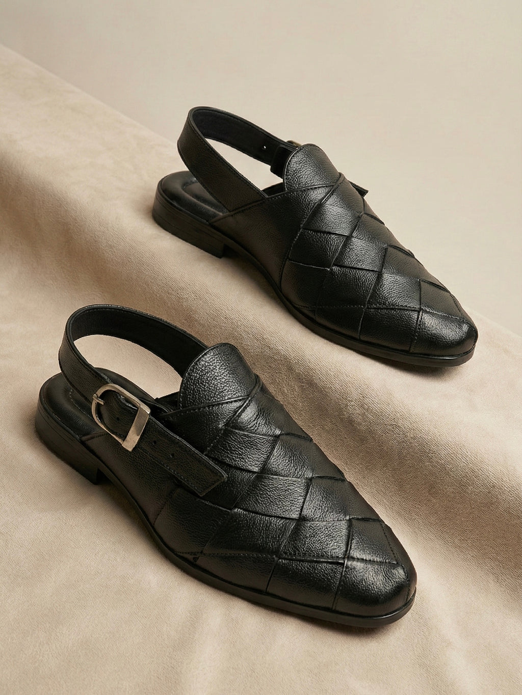 The Woven Leather Slingback – Flexible Luxury