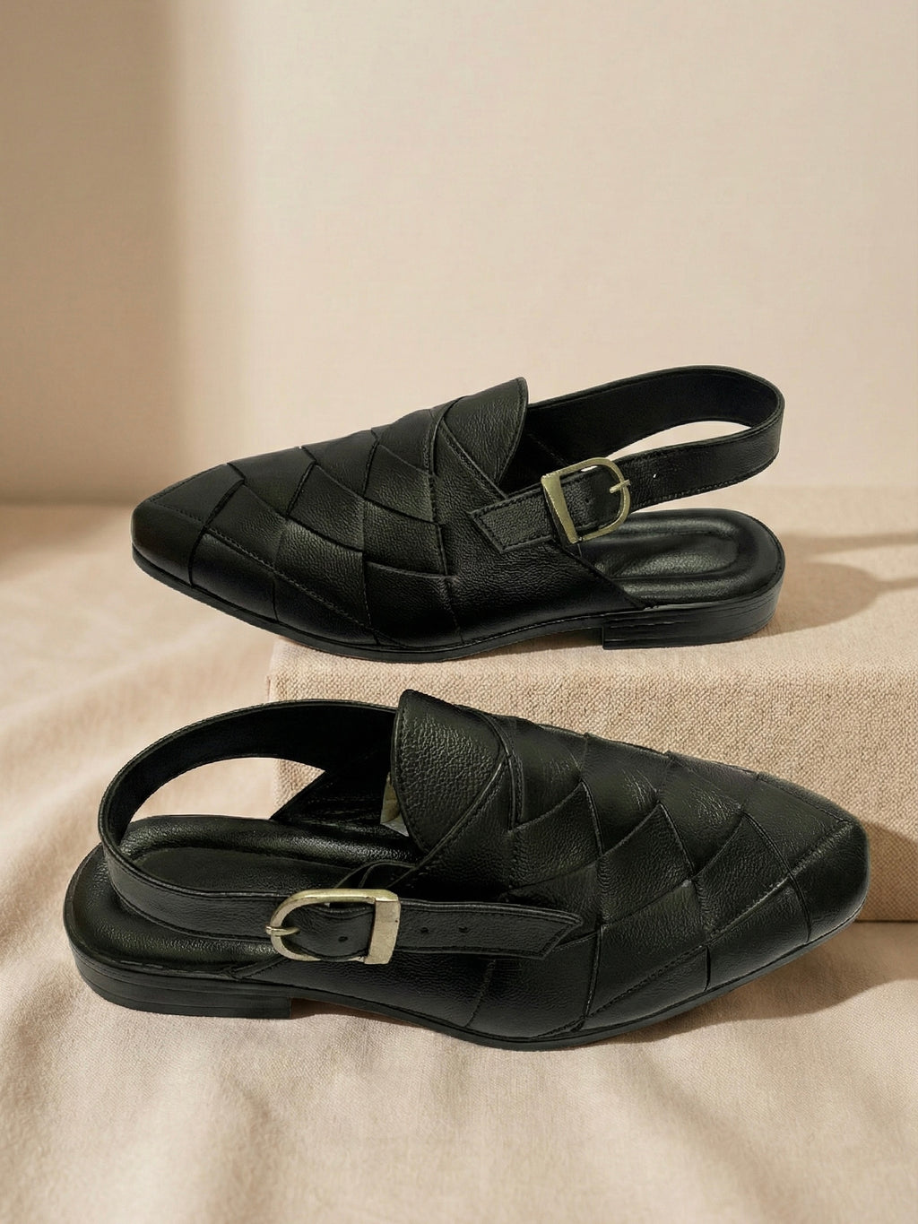The Woven Leather Slingback – Flexible Luxury