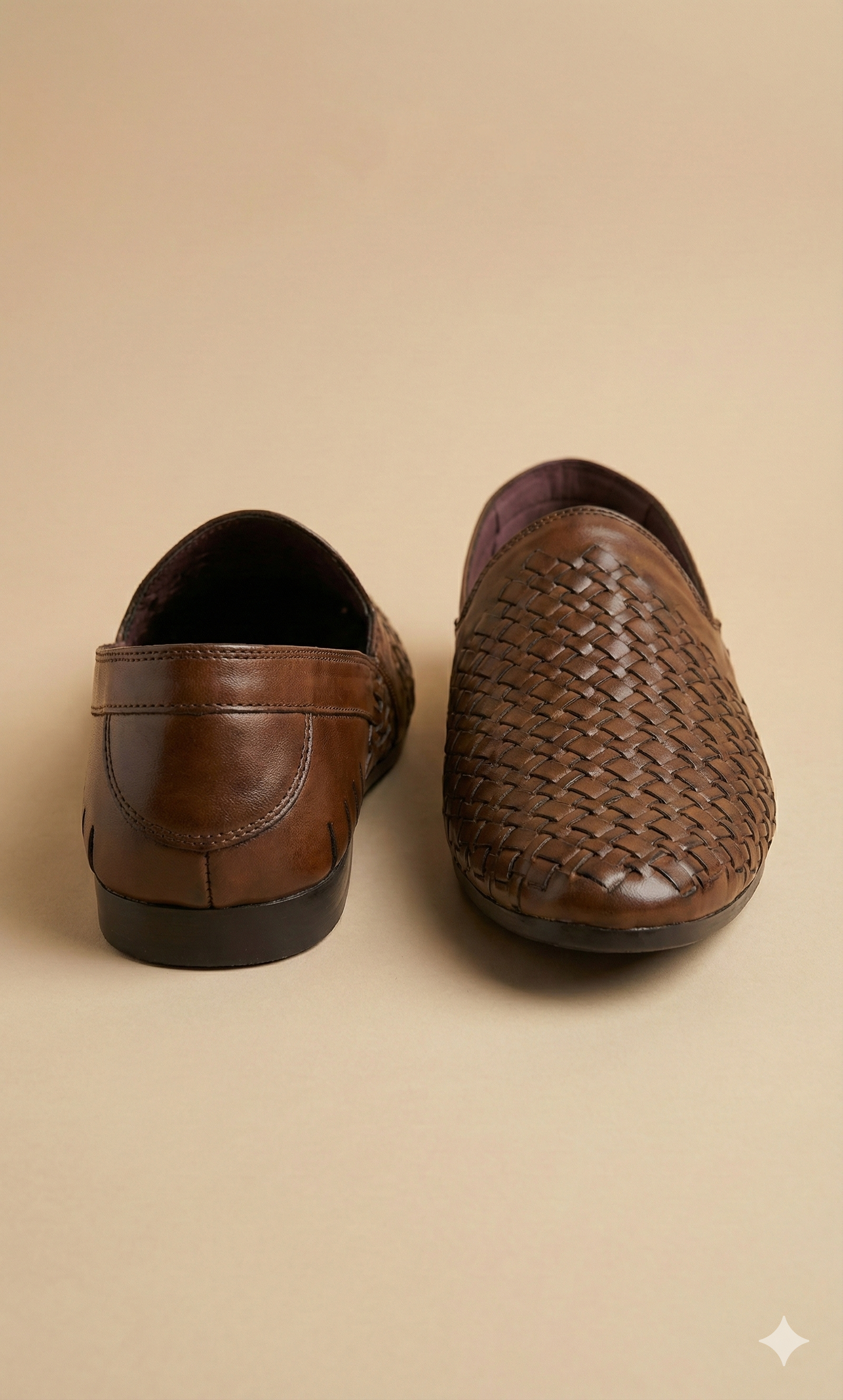 The Cognac Basket-Weave Loafer – Artisanal Trend