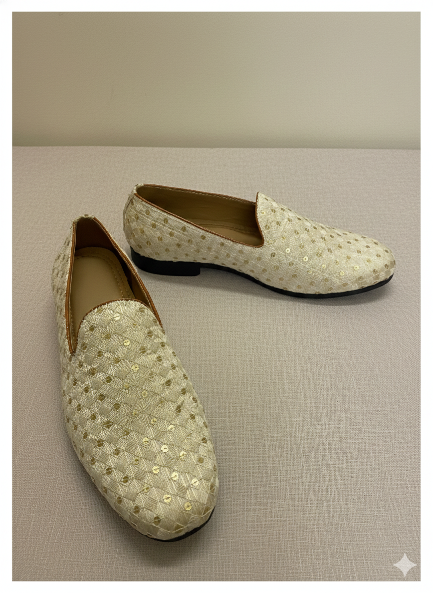 The Royal Ivory Sparkle Jutti – Festive finesse