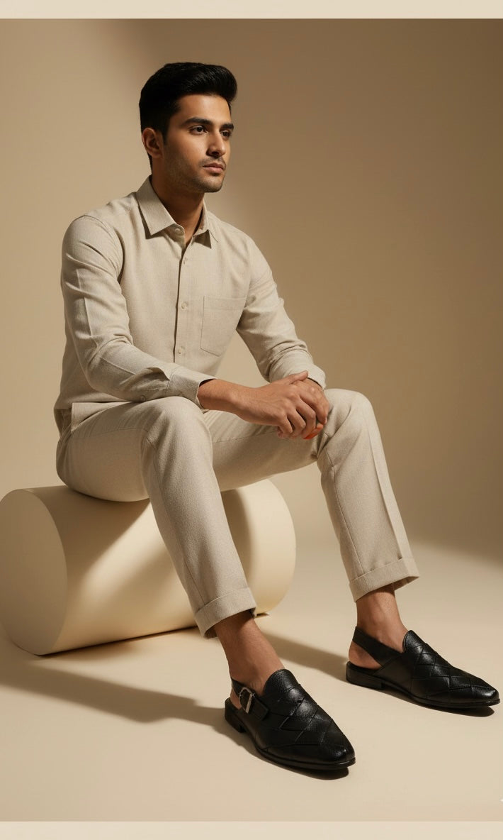 The Woven Leather Slingback – Flexible Luxury