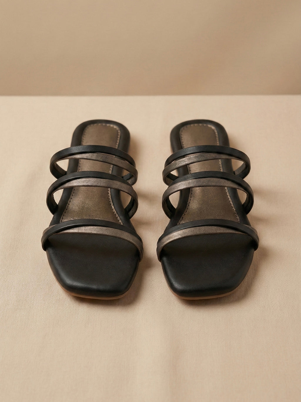 The Tri-Strap Cushioned Slide – Grip Meets Grace