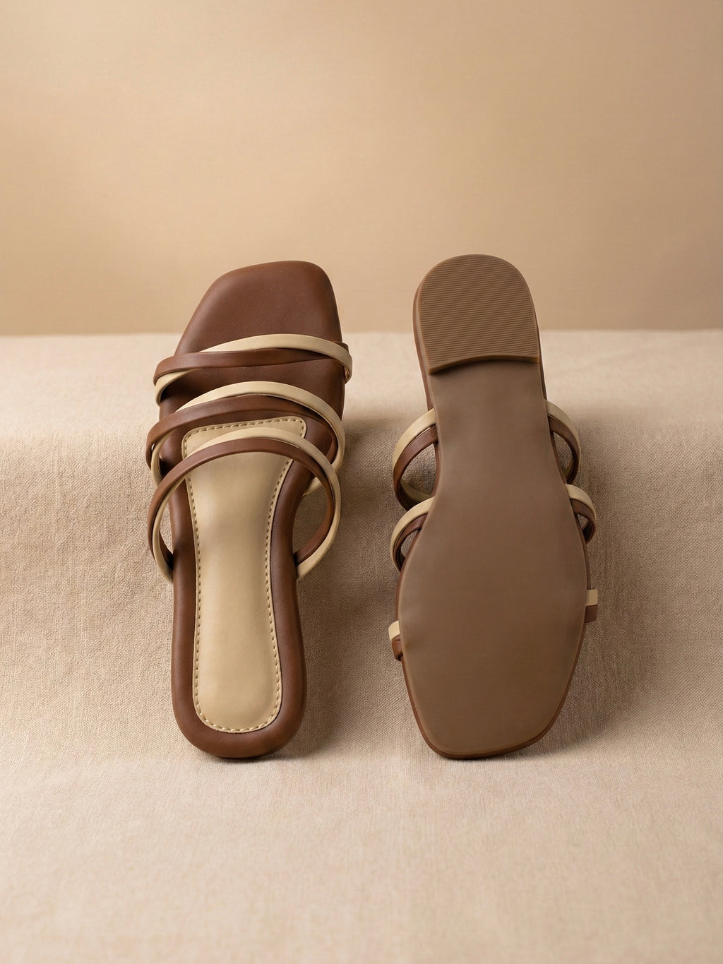 The Tri-Strap Cushioned Slide – Grip Meets Grace