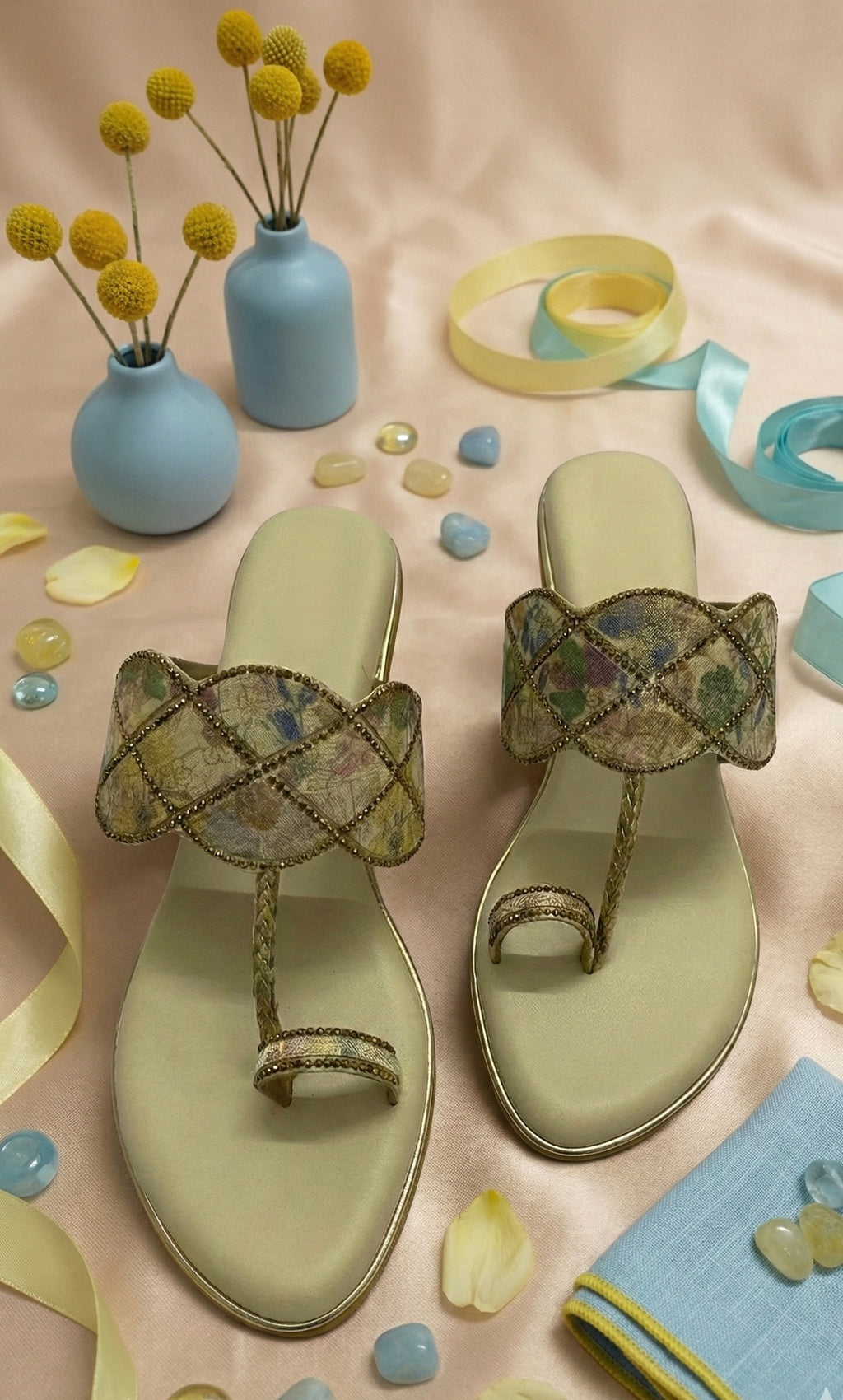 The Heritage Bloom Kolhapuri – Modern Festive Fusion