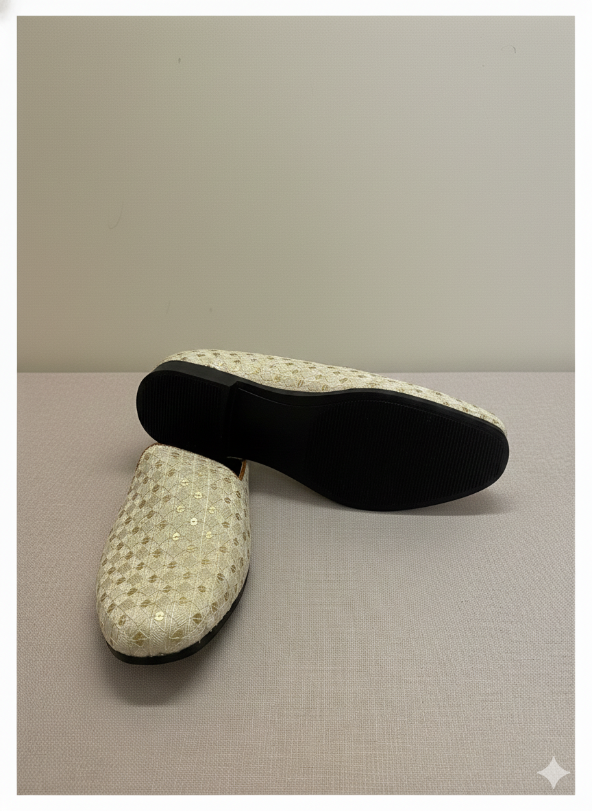 The Royal Ivory Sparkle Jutti – Festive finesse