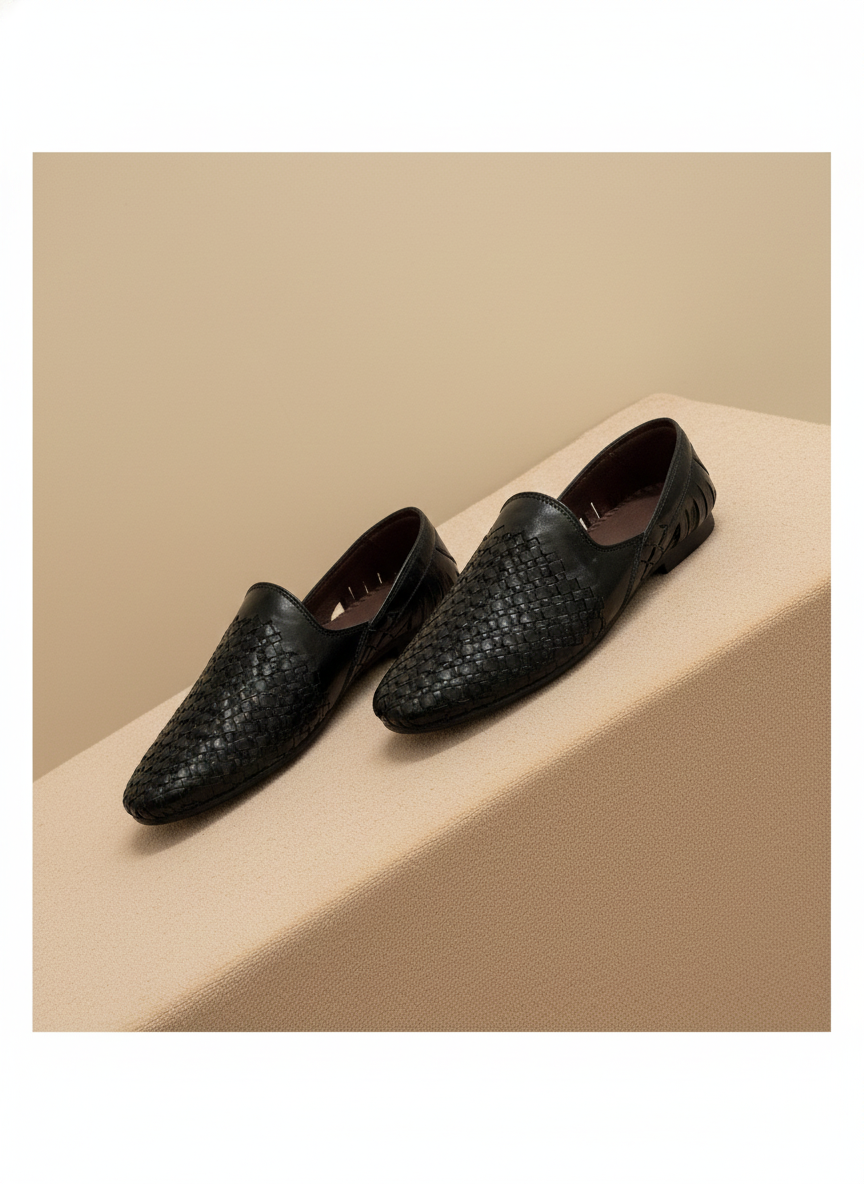 The Cognac Basket-Weave Loafer – Artisanal Trend